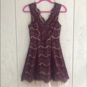 TRIXXI Clothing Co. Lace  Fit & Flare dress.